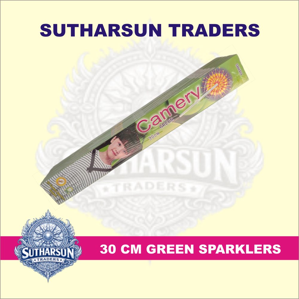 30 CM GREEN SPARKLERS